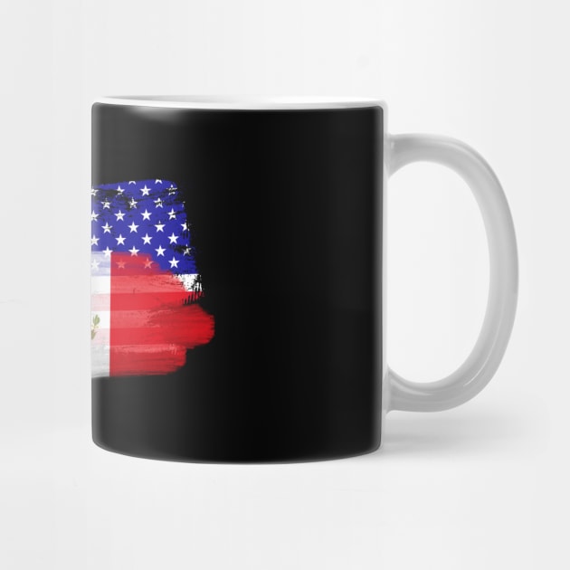 Mexican American Flags by The WYLD Tribe